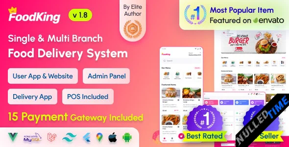 FoodKing  Restaurant Food Delivery System with Admin Panel  Delivery Man App | Restaurant POS-1.webp